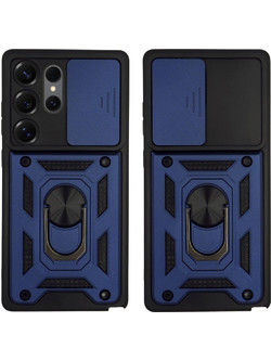 Sonique Ring Armor CamPro Θήκη Blue (Samsung Galaxy S25 Ultra)