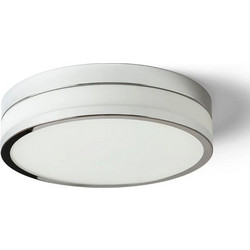 Rendl Light Studio Φωτιστικό CIRA LED 35 Οροφής Γυαλί Οπάλ/Χρώμιο