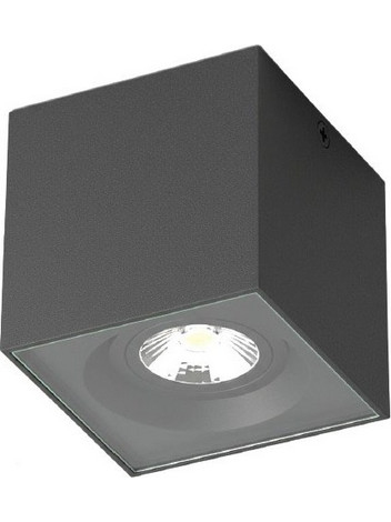 it-Lighting Monument 1xGU10 Outdoor Down Wall Lamp Anthracite D:8cm (80301044)