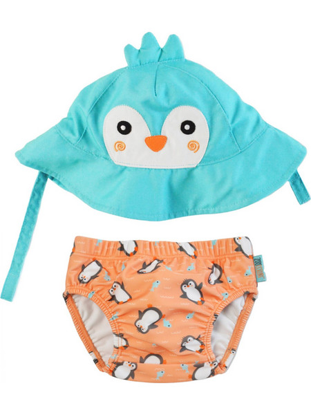 Zoocchini Σετ Βρεφικό Μαγιό Πάνα για Αγόρι Πορτοκαλί ZOO12015