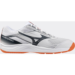 MIZUNO Cyclone Speed 5 Unisex Indoor Shoes σε Λευκό Χρώμα