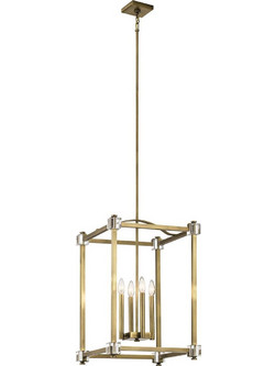 Kichler Cayden Κρεμαστό Φωτιστικό Natural Brass E1-KL-CAYDEN-P-L