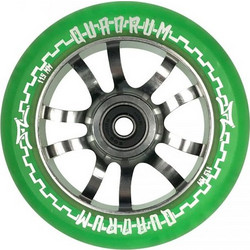 AO SCOOTERS Quadrum Clear Ροδάκι 115χιλ. - Πράσινο 55.12400/grn