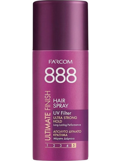 Farcom Styling 888 Λακ Μαλλιών για Φριζάρισμα Πολύ Δυνατό Κράτημα 200ml