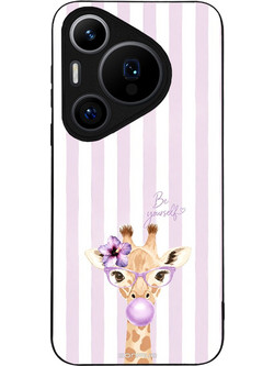 Sonique Stripe Stories Series Θήκη για Huawei Pura 70 Pro Lilac / Giraffe Bubblegum