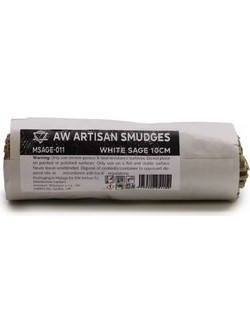 Λευκό Φασκόμηλο (White Sage) Smudge Sticks 10cm (τεμάχιο 35gr) Ancient Wisdom