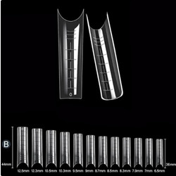Koper Plastic Dual Forms Φόρμες Επιμήκυνσης Νυχιών No12 120τεμ