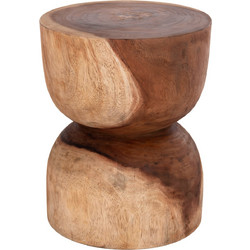 ΣΚΑΜΠΟ ΚΥΛΙΝΔΡΙΚΟ FEBRY HM9753.11 ΜΑΣΙΦ ΞΥΛΟ SUAR ΦΥΣΙΚΟ Φ35x45Υεκ