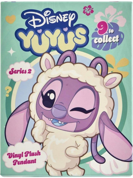 Disney Yuyus Stitch & Angel Wave 2 Λούτρινο με Κλιπ Διάφορα Σχέδια