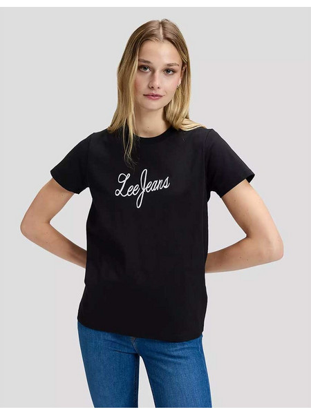 LEE WOMAN Regular Tee BLACK