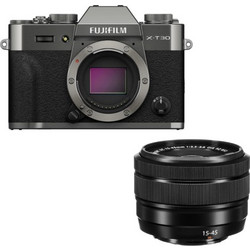 Fujifilm X-T30 II Mirrorless Φωτογραφική Μηχανή Crop Frame + Kit 15-45mm f/3.6-5.6