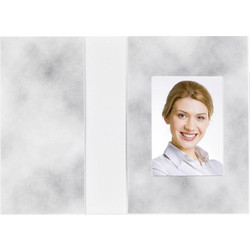 1x100 Daiber Portfolio Cloud Design, Grey, 36x50 mm