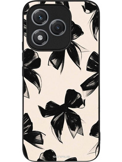 Sonique Diva Series Θήκη (Honor 400 Lite 5G) Μαύρα Φιογκάκια