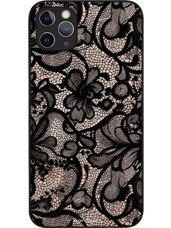 Sonique DIVA Series Θήκη Μαύρη Δαντέλα (iPhone 11 Pro Max)