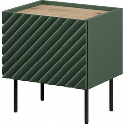 ONDA bedside table 2 pcs. 50x40x54 Green ONDA 301462