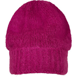 Soft Acrylic Beanie fuchsia one