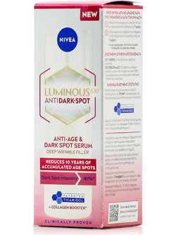 Nivea Cellular Luminous 630 Anti-Spot 2In1 Anti-Age Serum Προσώπου για Λάμψη 30ml