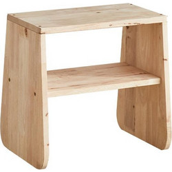 Έπιπλο πολλαπλών χρήσεων Nextdeco Natural μασίφ ξύλο 43,5x45x33εκ