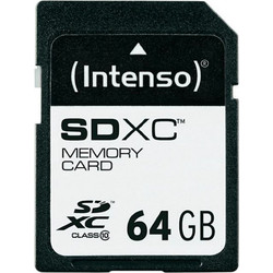 Intenso Secure Digital SDXC 64GB Class 10