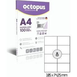 ΕΤΙΚΕΤΕΣ OCTOPUS 0220 105x74,25 τεμ 800/Κ 100φ
