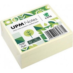 UPM NOTES EXTRA STRONG ΧΑΡΤΑΚΙΑ ΠΑΣΤΕΛ ΚΙΤΡΙΝΑ 75Χ75ΜΜ 3 ΤΕΜΑΧΙΑ 3X100Φ