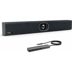 Yealink UVC40 E2 All-in-One USB Video Bar 4K, 8MP, 120 AI Auto Framing & Speaker Tracking, Μαύρο