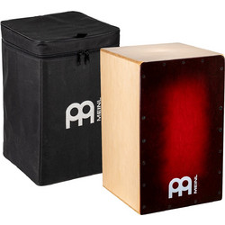 Meinl Percussion MEINL SC100RDB Snarecraft Cajon Red Burst με Θήκη Bundle