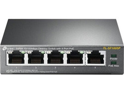 TP-Link TL-SF1005P V12 Managed L2 Switch με 5 Θύρες Ethernet 100Mbps