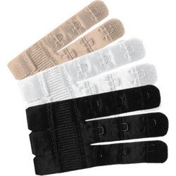 BYEBRA -FLEXIBLE BRA EXTENDERS 3 HOOK 3 UNITS