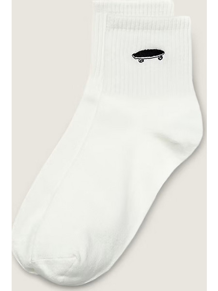 Vans Salton Half Crew Ανδρικές Κάλτσες Λευκές