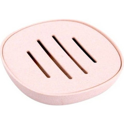 Σαπουνοθήκες μπάνιου πλαστικές - Σετ 9pcs - Light Pink - 21628
