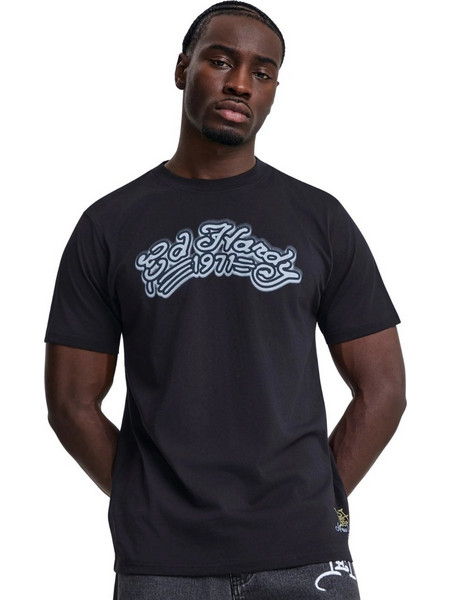 ED HARDY Ανδρικό T-Shirt Mens Stay True Regular - Μαύρο
