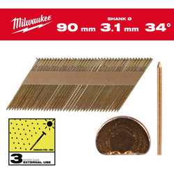 ΚΑΡΦΙΑ D HAID 34 7.4x3.1/90mm (ΘΕΡΜ. ΓΑΛΒΑΝΙΖΕ) 2200τμχ MW