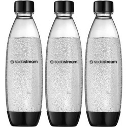 Σετ Μπουκάλια Slim Πλαστικά SODASTREAM SS-BSL-3B 3τμχ 1 L Μαύρο/Διάφανο