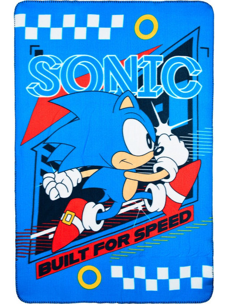 Sonic the Hedgehog Built for Speed Κουβέρτα Πολάρ Φλις 100x150 εκ