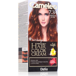 Delia Cameleo Omega 7.34 Cinnamon Blond Μόνιμη Βαφή Μαλλιών