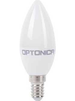 OPTONICA LED λάμπα candle C37 1430, 8W, 2700K, 710lm, E14