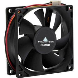 Powertech PT-155 Case Fan 80mm με Σύνδεση 3-Pin