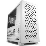 Sharkoon MS-Z1000 White Gaming Micro Tower Κουτί Υπολογιστή με Πλαϊνό Παράθυρο