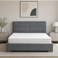 Κρεβατι Lucy Μπαουλο Ντυμενο με Υφασμα 160x200 - g78
