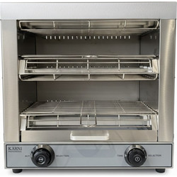 Σαλαμάνδρα φρυγανιέρα grill Agni 200 διπλή 3kW 45x25x41εκ (Εξουσιοδοτημένο Service)
