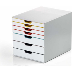 Durable Συρταριέρα Πλαστική Varicolor 7-Θηκών 29,2x35,6x28 cm