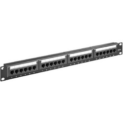 Microconnect PP-013 Patch Panel Rack 1U 19" 24 Θυρών Cat6 Αθωράκιστο