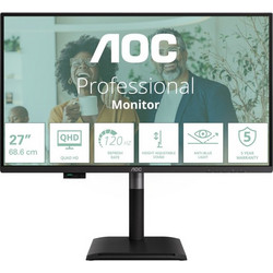 AOC Q27P4CV IPS HDR Monitor 27" 2560x1440 QHD 120Hz 4ms