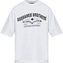 DSQUARED2 T-SHIRT ΜΠΛΟΥΖΑ S74GD1599 D20106 100-WHITE