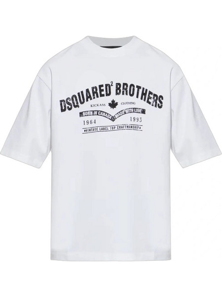 DSQUARED2 T-SHIRT ΜΠΛΟΥΖΑ S74GD1599 D20106 100-WHITE