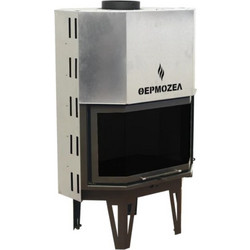 Thermozel Aero Πολύγωνο Ενεργειακό Τζάκι Αερόθερμο Ξύλου Ίσιο