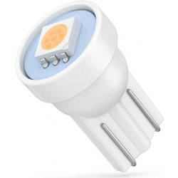 VenCore 3216-10014 - T10 W5W - Λάμπα LED για Βάση T10 W5W 1 SMD 5050 0.30W 20 Lumen 12 Volt Θερμό Λευκό 3000K