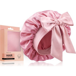 BrushArt Hair Adjustable Satin Bonnet Τουρμπάνι μαλλιών για τα μαλλιά Candy Pink 1 τμχ