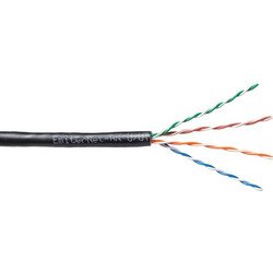 Extralink F/UTP Cat.5e Καλώδιο Δικτύου Ethernet 100m Black